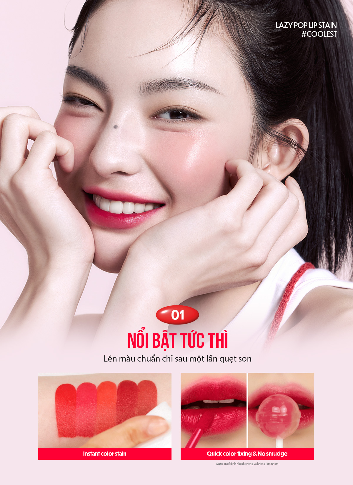 Cách sử dụng son 3CE Lazy Pop Lip Stain 4.5g hiệu quả