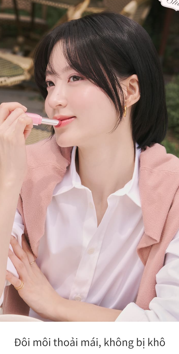 Hướng dẫn sử dụng son Romand Sheer Tinted Stick