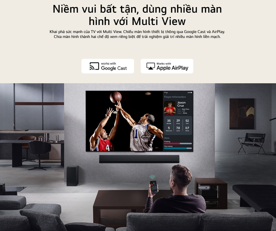 Smart NanoCell Tivi LG AI 4K 50 inch 50NANO80ASA - Model 2025 18