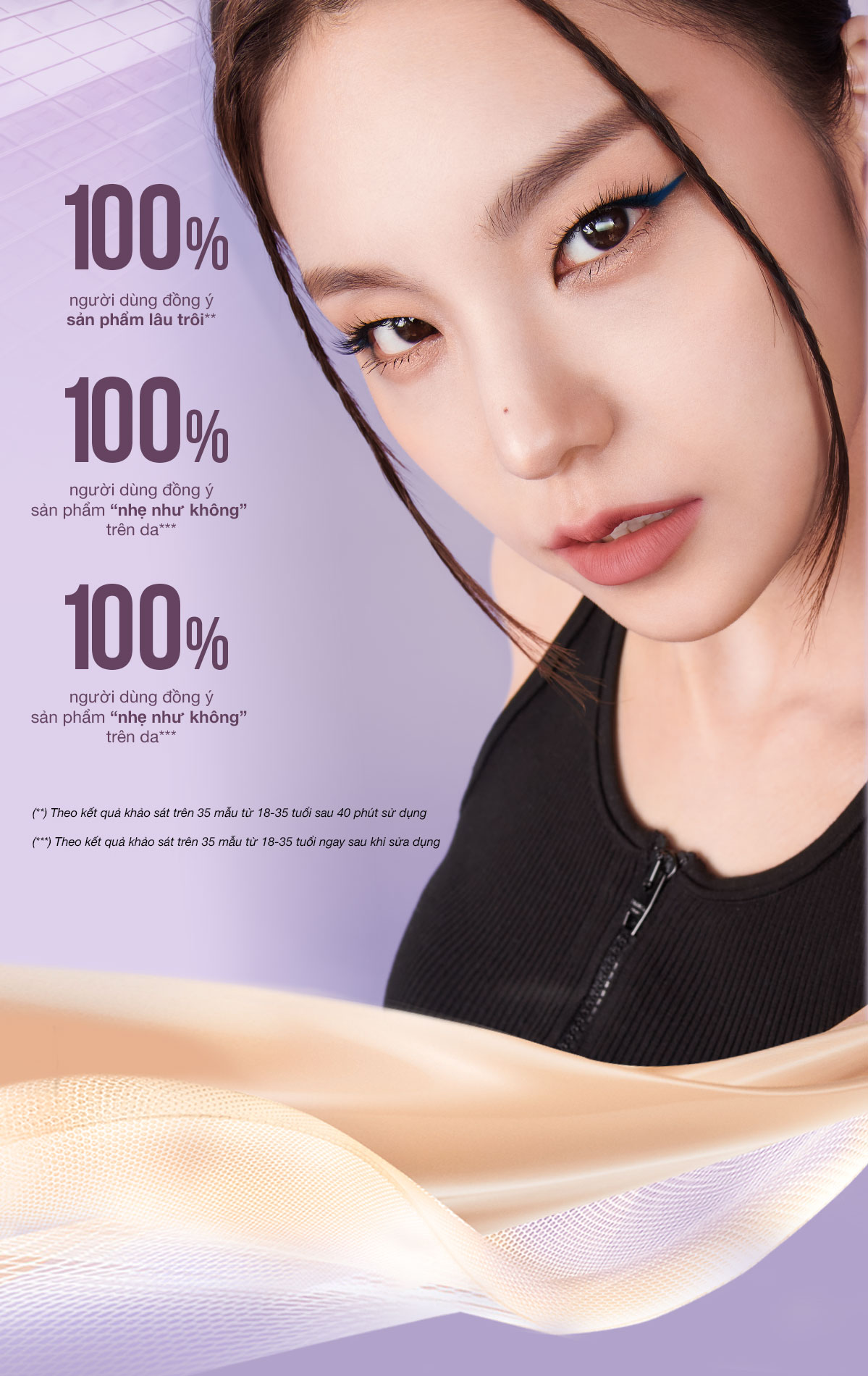 Hiệu quả sử dụng kem nền Superstay Lumi Matte 30H