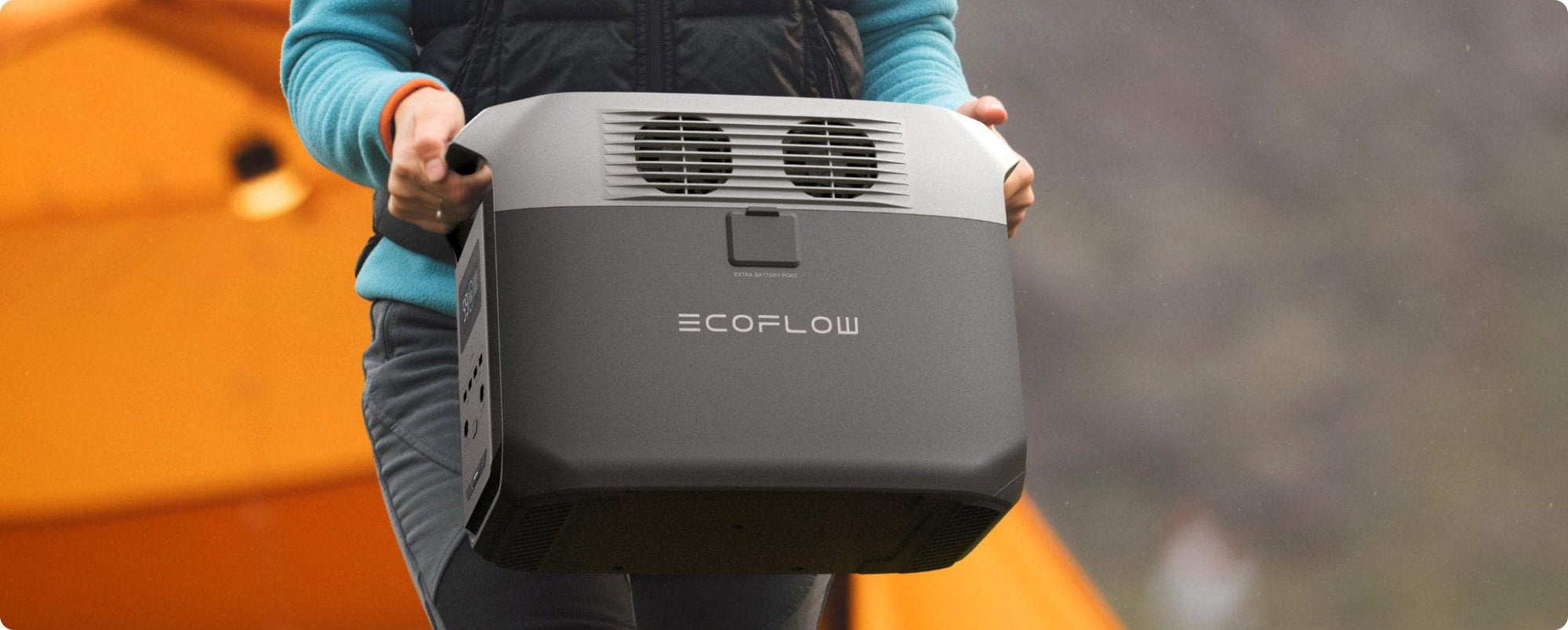 Trạm điện di động EcoFlow DELTA 3 Công suất 1028 công nghệ X-Boost 2200W tối đa Type C PD 100W 12