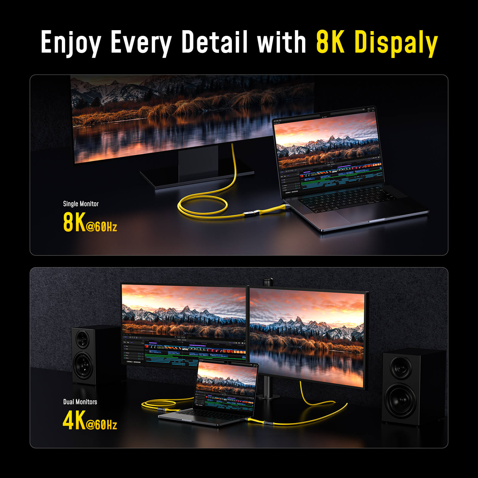 Bộ cáp sạc AOHI The Future Racing 240W, truyền dữ liệu 40Gbps, xuất hình ảnh video 8K 60Hz 15 Bộ cáp sạc AOHI The Future Racing 240W, truyền dữ liệu 40Gbps, xuất hình ảnh video 8K 60Hz 14