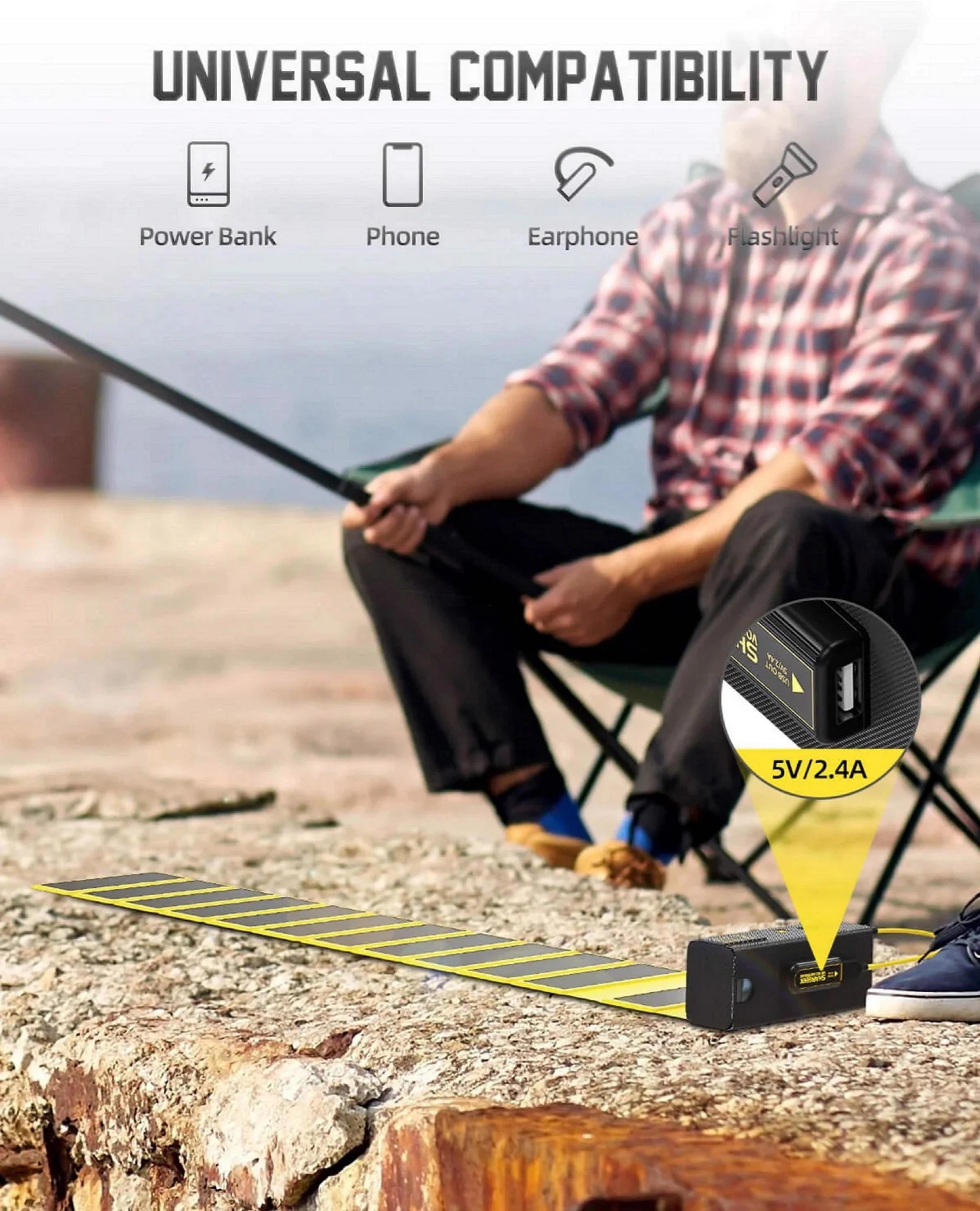 Pin sạc dự phòng năng lượng mặt trời Sharge Storm 2 Solar Panel 12