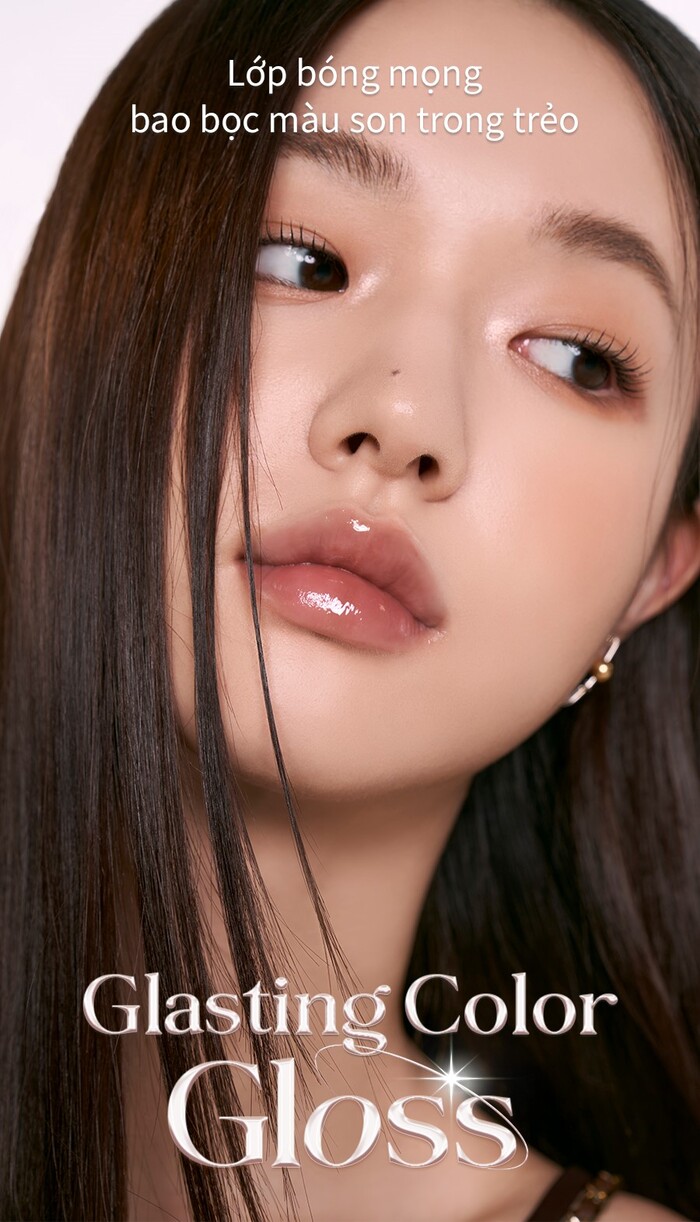 Combo Son Kem Blur Fudge Tint + Son Bóng Romand Glasting Color Gloss