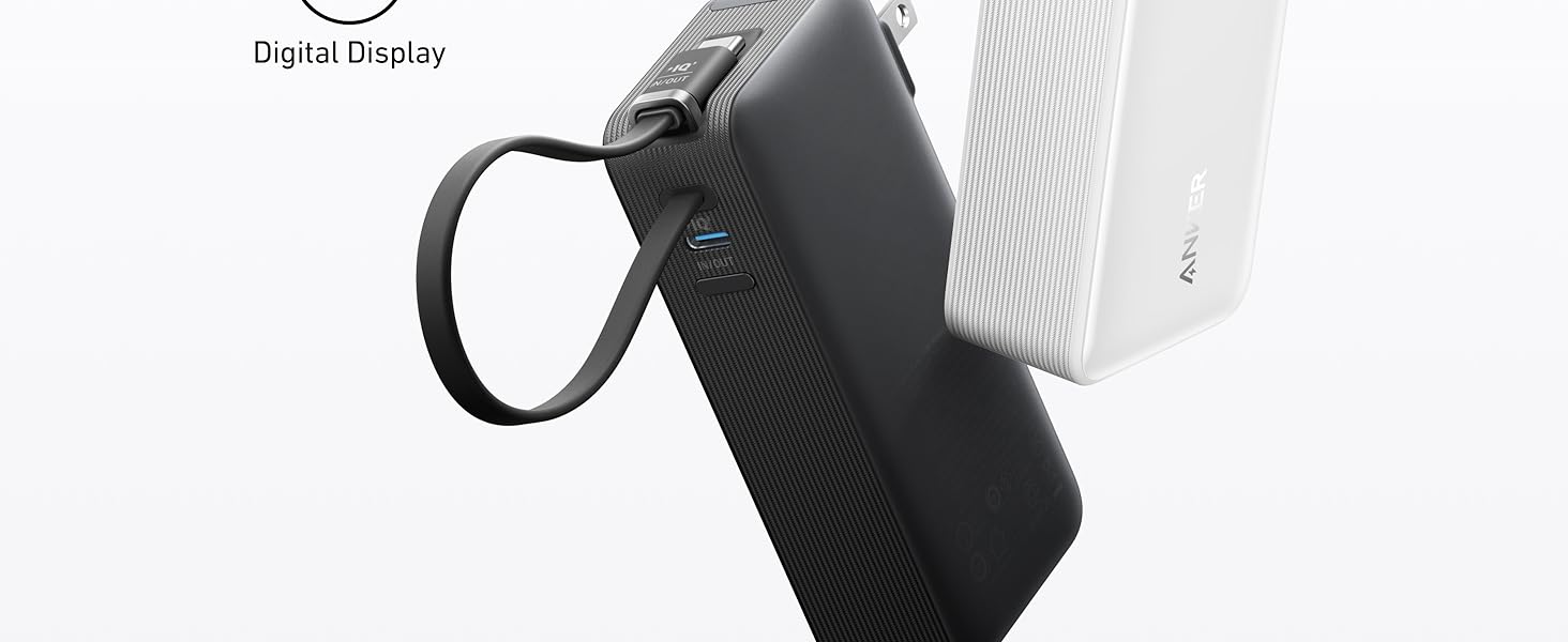 Pin dự phòng Anker Fusion 10000mah mã A1637 kèm cáp tích hợp sẵn Type C, Lightning, công suất 30W, màn hình LED 12 Pin dự phòng Anker Fusion 10000mah mã A1637 kèm cáp tích hợp sẵn Type C, Lightning, công suất 30W, màn hình LED 11