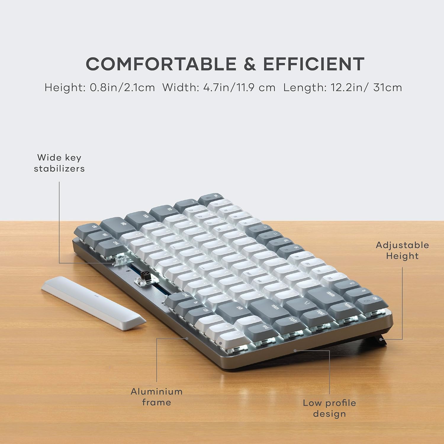 Bàn phím cơ Satechi SM1 có Bluetooth đèn nền LED không dây nhỏ gọn 84 và 108 phím tuỳ chọn dành cho Mac Win 17 Bàn phím cơ Satechi SM1 có Bluetooth đèn nền LED không dây nhỏ gọn 84 và 108 phím tuỳ chọn dành cho Mac Win 16