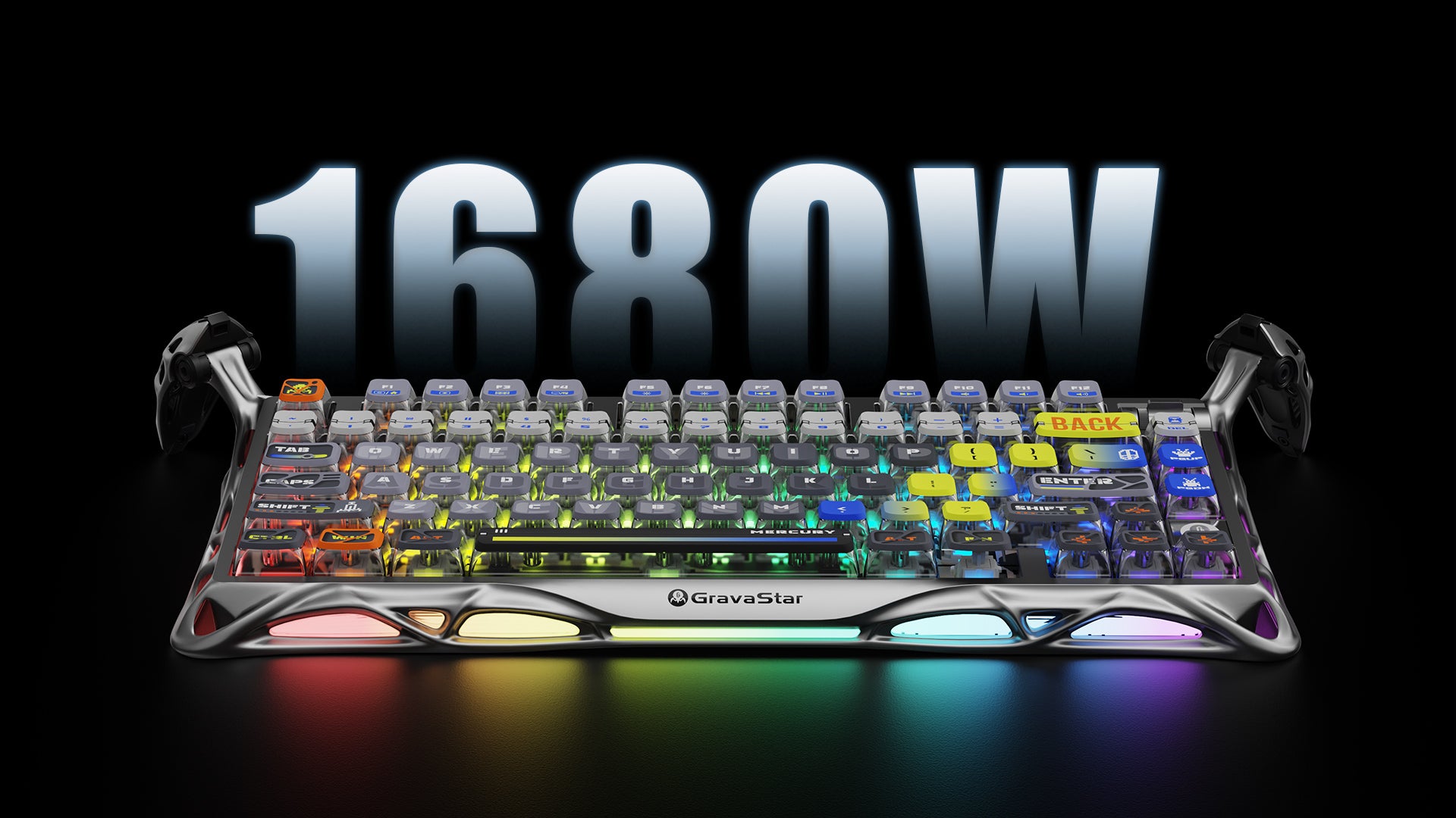 Bàn phím cơ Gaming Gravastar Mercury K1 Pro Phantom Special Edition 10 Bàn phím cơ Gaming Gravastar Mercury K1 Pro Phantom Special Edition 9