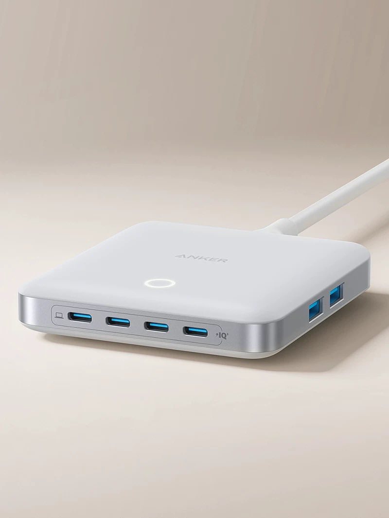 Trạm sạc nhanh Anker Nano Mini 130W A2155 mỏng nhẹ nhỏ gọn 4 cổng Type C 7