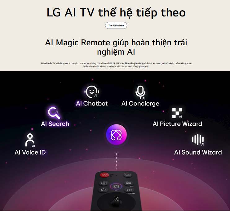 Smart UHD Tivi LG AI 4K 65 inch 65UA8450PSA - Model 2025 15