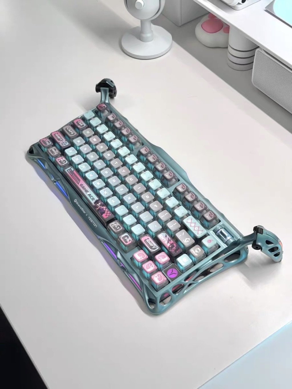 Bàn phím cơ Gravastar Mercury X K1 K1 Pro phiên bản Yingtong Cocoon led RGB 13 Bàn phím cơ Gravastar Mercury X K1 K1 Pro phiên bản Yingtong Cocoon led RGB 12