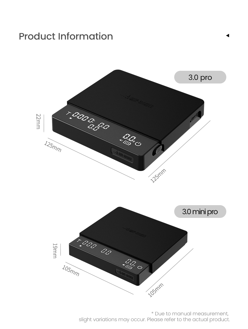 Cân Cà Phê Cube 3.0 Pro MHW-3BOMBER | 0.1g, Timer, Flow Rate, Auto Tare 28 Cân Cà Phê Cube 3.0 Pro