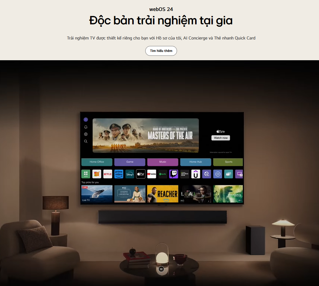 Smart QNED Tivi LG 65 inch 4K 65QNED80TSA - Model 2024 7 Smart QNED Tivi LG 65 inch 4K 65QNED80TSA - Model 2024 13