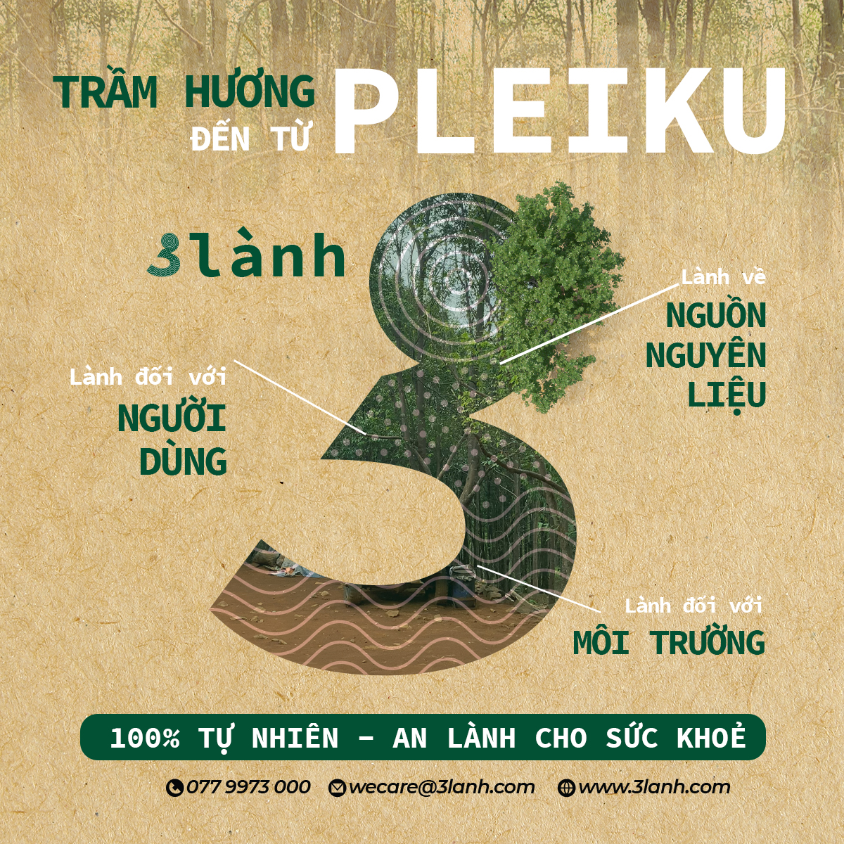 Hướng dẫn sử dụng nụ trầm 3 Lành chính hãng