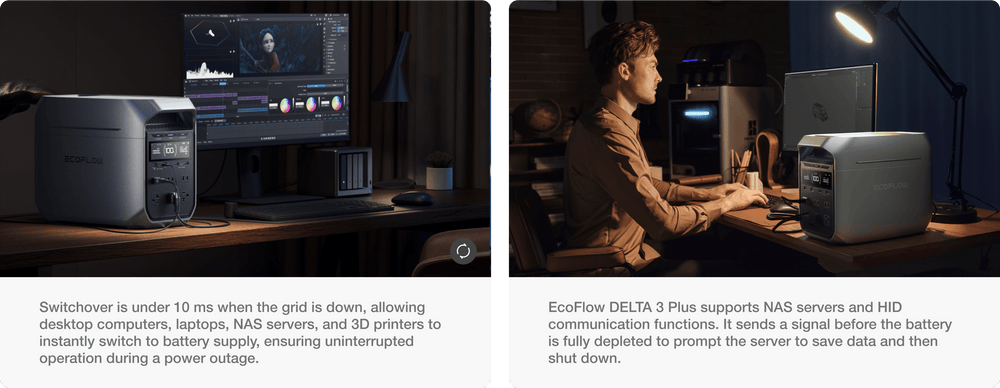 Trạm sạc nhanh Ecoflow DELTA 3 Plus 1800W AC công nghệ X-Stream mới nhất 1024Wh dung lượng 320000mAh 11