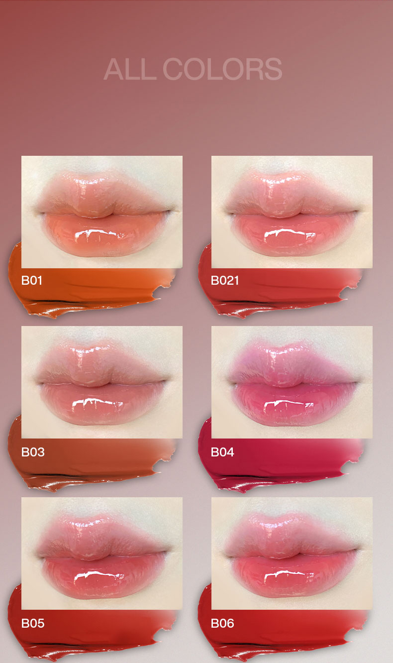 Bảng màu INTO YOU Son bóng dưỡng ẩm đa dạng, độc đáo