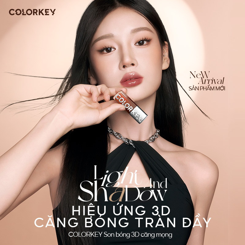 Giới thiệu về son bóng nước COLORKEY 3D ánh gương