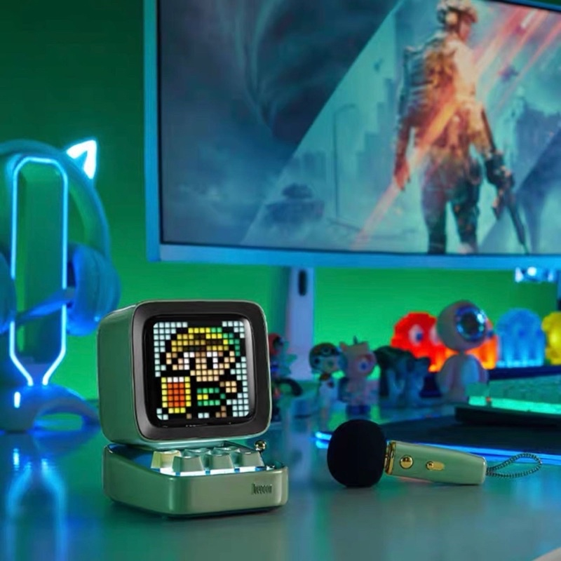 Loa Bluetooth mini Divoom Ditoo Mic công suất 15W kết hợp micro karaoke và màn hình bàn phím, decor, quà tặng, nhỏ gọn 19 Loa Bluetooth mini Divoom Ditoo Mic công suất 15W kết hợp micro karaoke và màn hình bàn phím, decor, quà tặng, nhỏ gọn 18