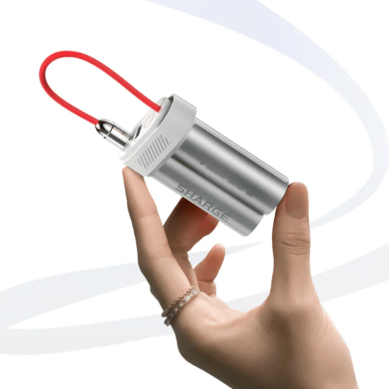 Pin Dự Phòng Sharge Pouch Mini 10.000mAh 30W Tích Hợp Cáp Sạc USB-C 2 Chiều Tiện Lợi 10