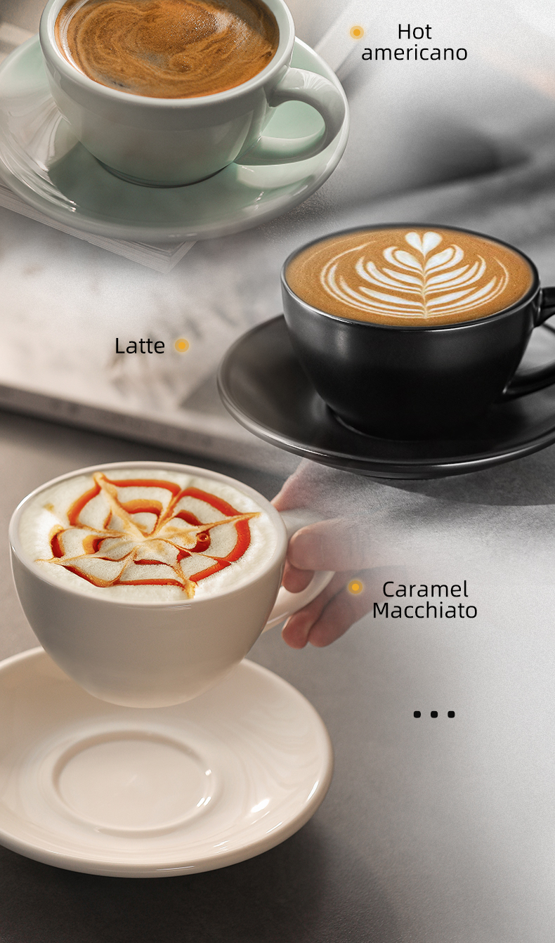 Ly sứ latte 280ml MHW-3BOMBER | Giữ nhiệt 29
