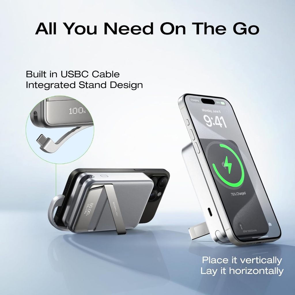 Pin dự phòng ECOFLOW Rapid Power Bank bộ sạc di động từ tính không dây chuẩn Qi2 5000mAh 10000mAh 11 Pin dự phòng ECOFLOW Rapid Power Bank bộ sạc di động từ tính không dây chuẩn Qi2 5000mAh 10000mAh 10