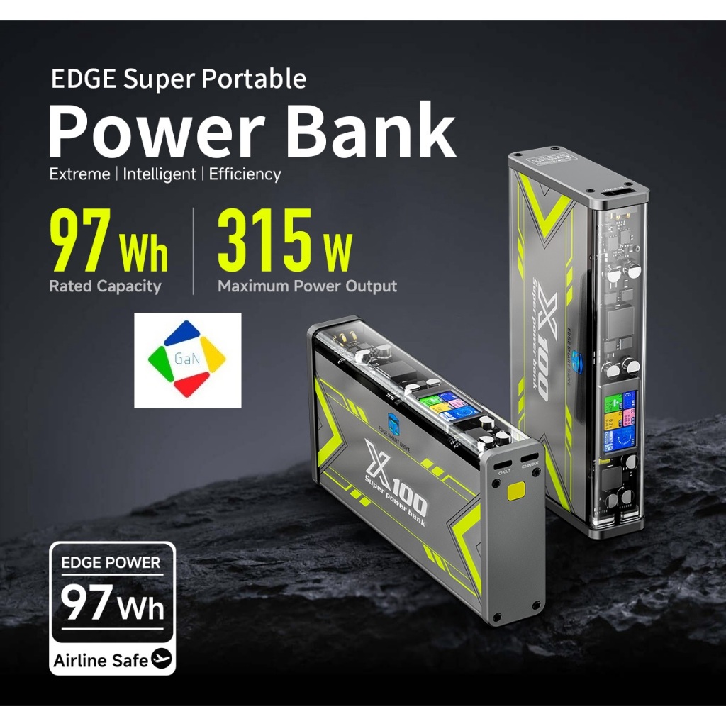 Pin sạc dự phòng EDGE SMART DRIVE X100 520W 30000mAh DC Max 315W PD 3.1 QC4.0 11 Pin sạc dự phòng EDGE SMART DRIVE X100 520W 30000mAh DC Max 315W PD 3.1 QC4.0 10