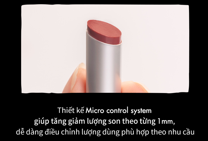 Kết cấu và chất son Romand Glasting Melting Balm 3.5g