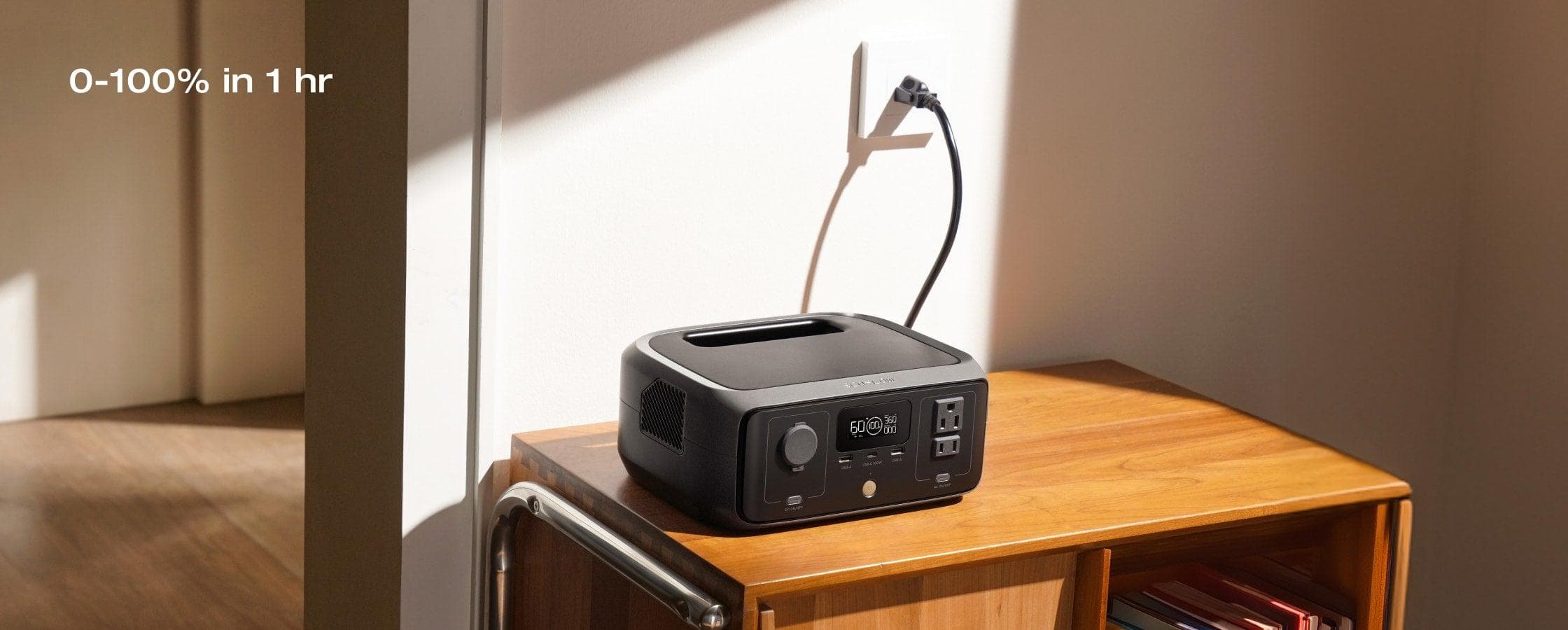 Trạm sạc năng lượng Ecoflow RIVER 3, điện 220V, công suất 300W max 600W, 245Wh, dung lượng 76800mAh 8