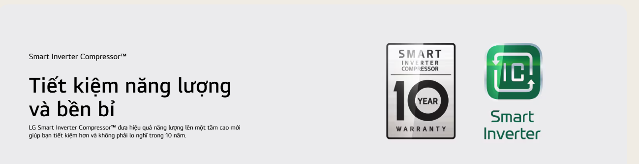 Tủ lạnh LG ngăn đá trên Smart Inverter™ 332L màu đen LTD33BLM 12