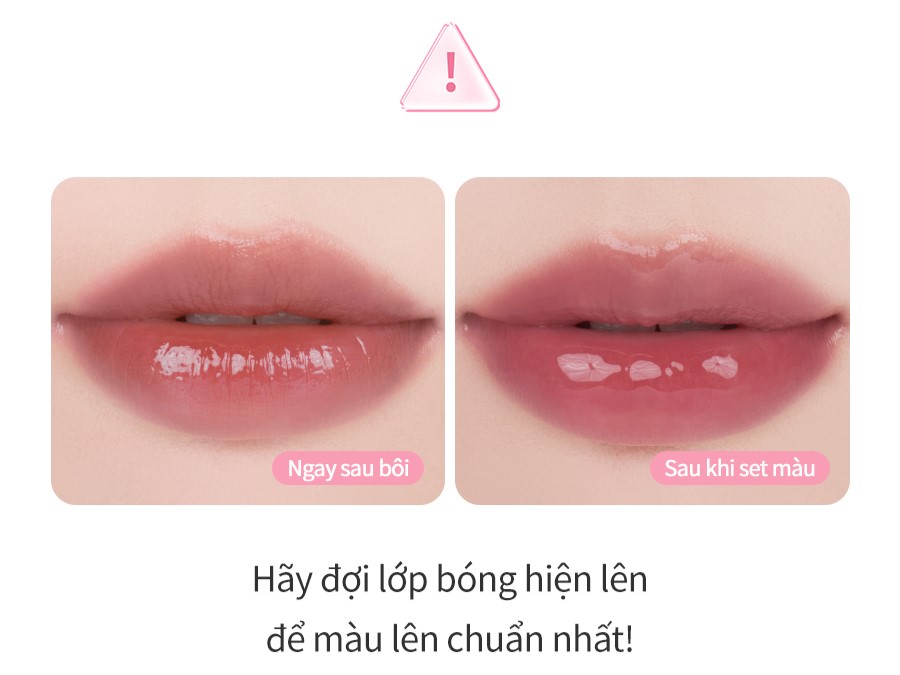 Hãy đợi lớp bóng hiện lên để màu lên chuẩn nhất