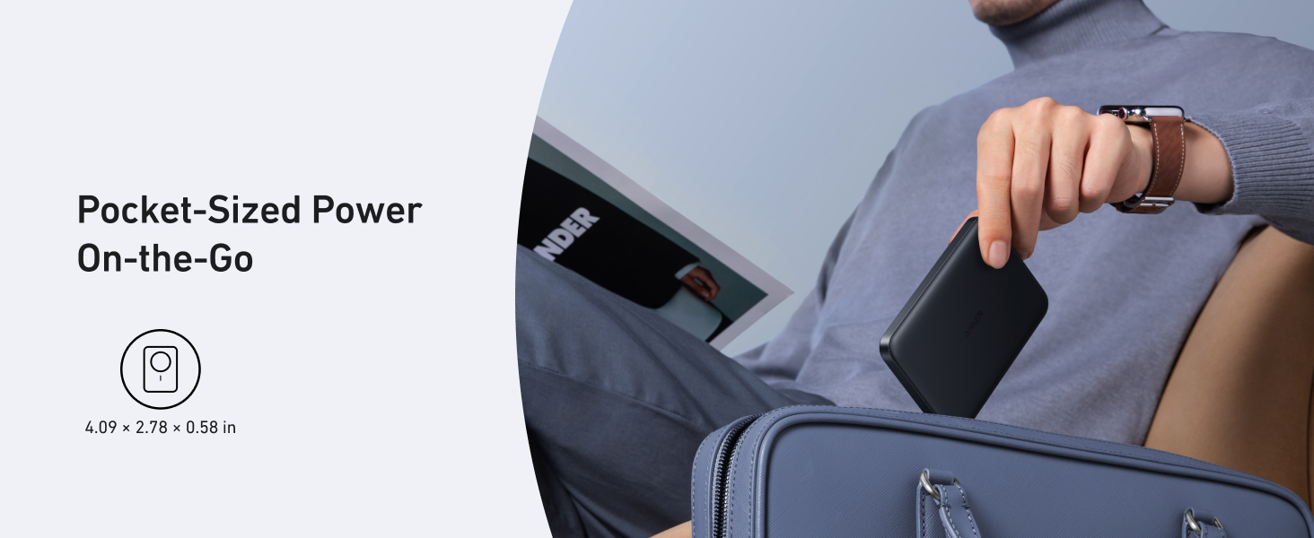 Pin dự phòng từ tính Anker Maggo Slim 10000mAh A1664, chứng nhận Qi2 15W, siêu mỏng, mẫu 2024 18 Pin dự phòng từ tính Anker Maggo Slim 10000mAh A1664, chứng nhận Qi2 15W, siêu mỏng, mẫu 2024 17