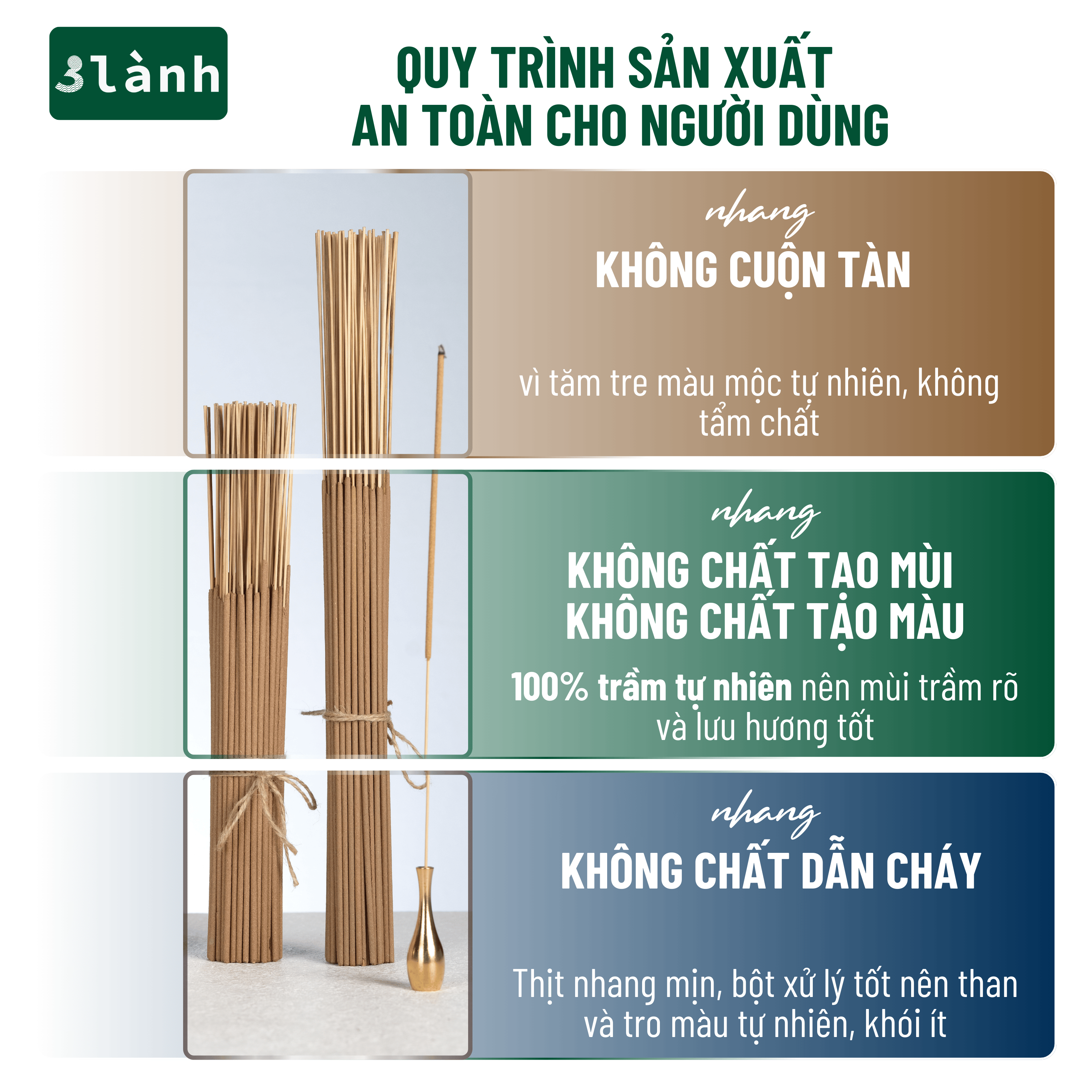 Cam kết 3 Lành kiểm nghiệm Sở KHCN TPHCM giá tốt