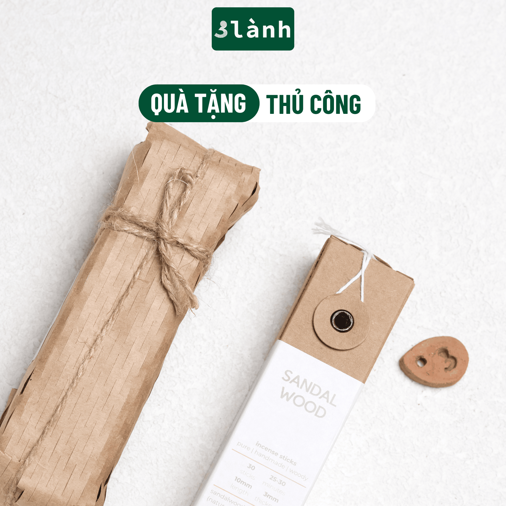 Đế Chăm thủ công và lót chống cháy tặng kèm 3 Lành