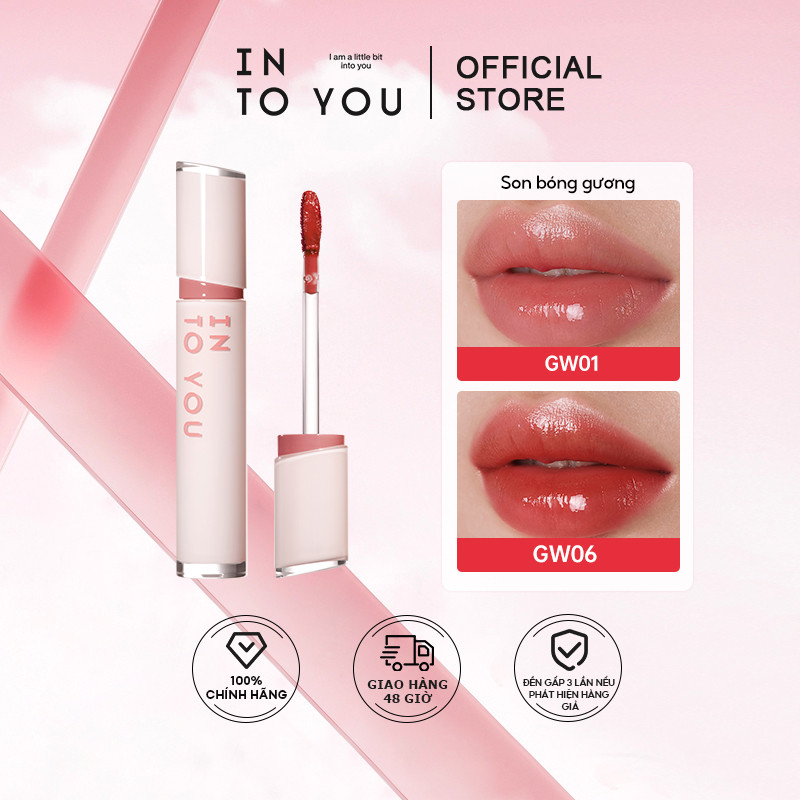 INTO YOU Glow Lip Tint Mirror được thiết kế bắt mắt, tiện lợi và sang trọng