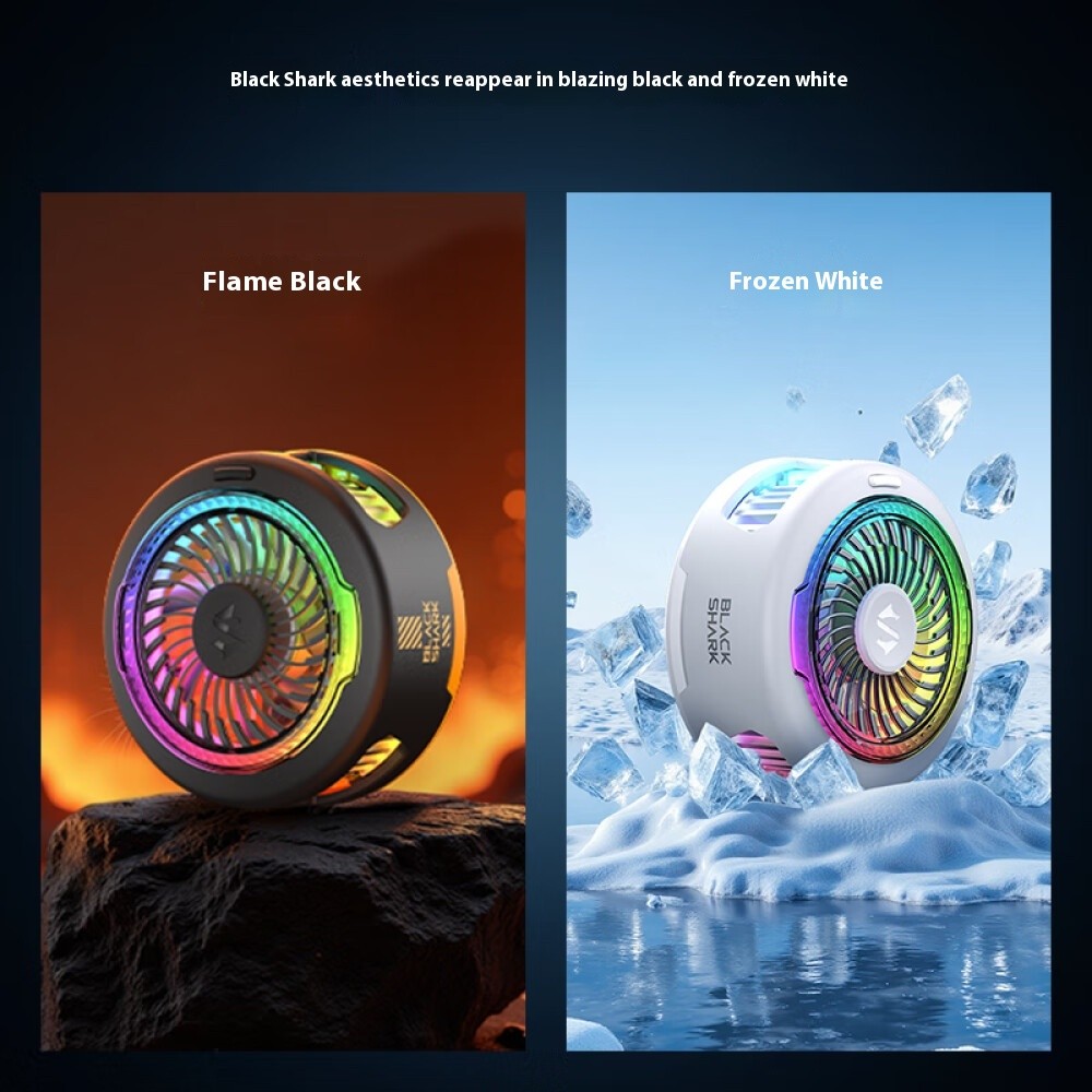 Quạt tản nhiệt từ tính Black Shark 5 BR50, đèn led RGB, công suất 20W, bảo hành 12 tháng 9