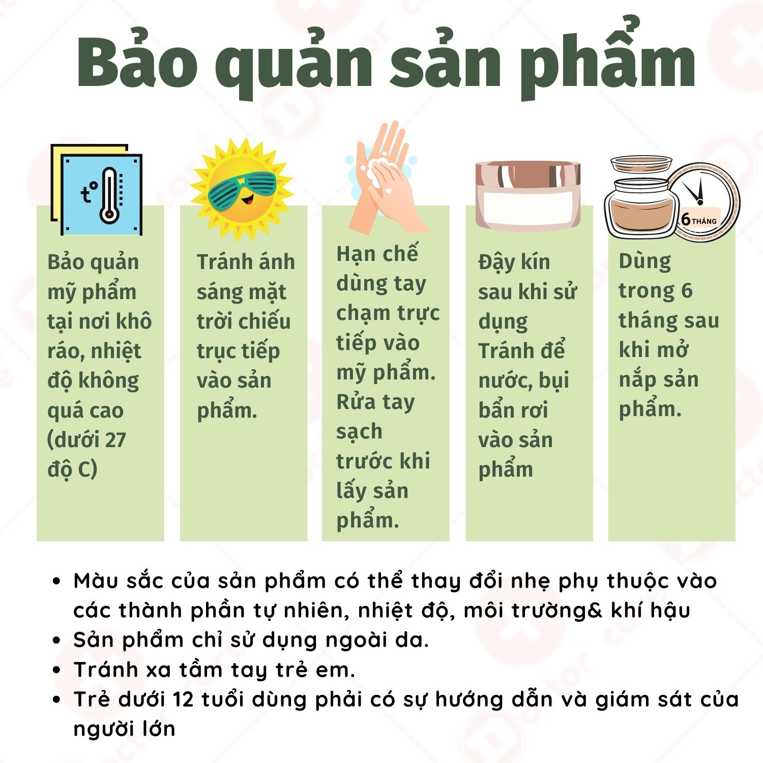 Bộ giảm Mụn ẩn ,Mụn đầu đen,Mụn thâm Doctor Care 