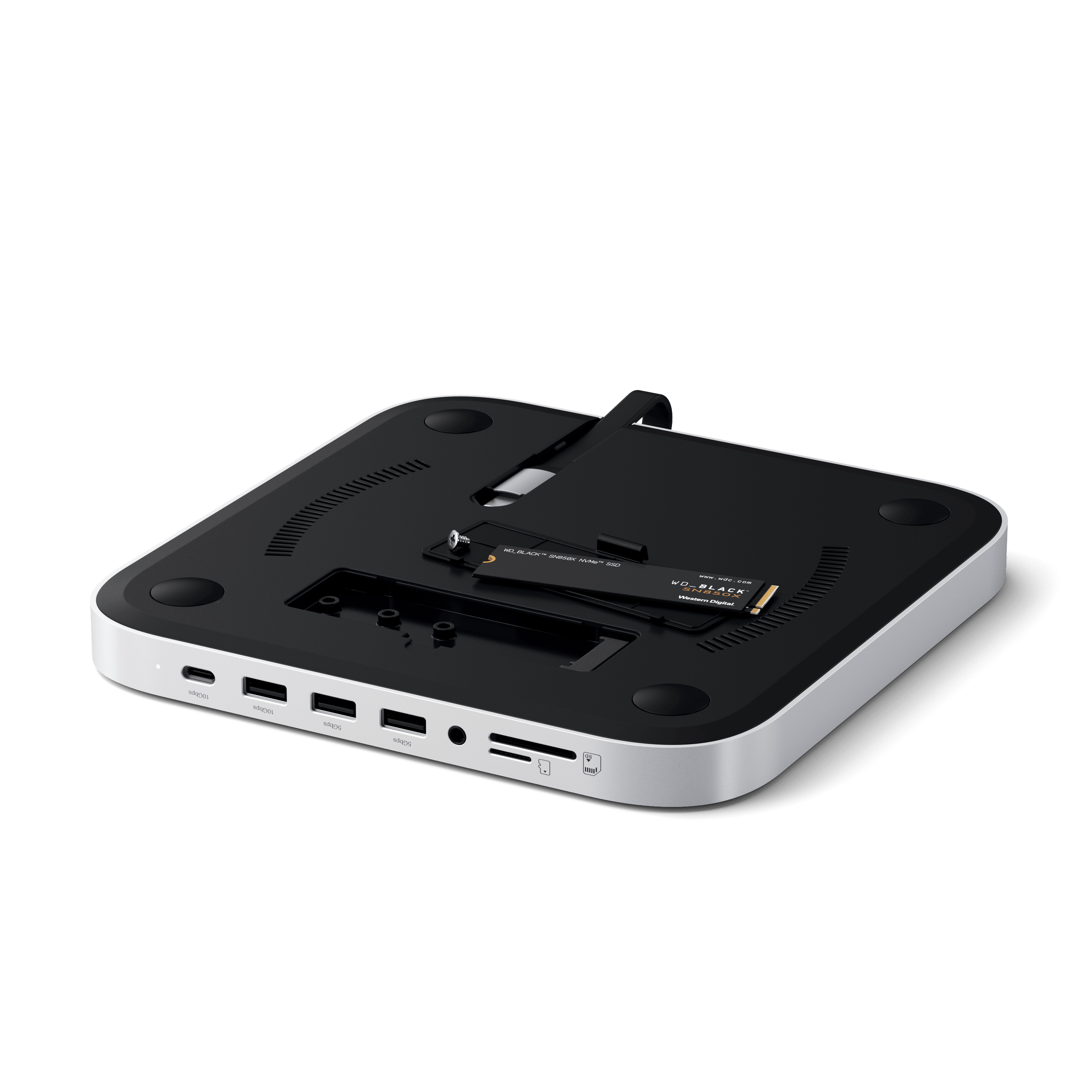 Hub mở rộng kết nối SATECHI kiêm đế cho Mac Mini / Studio tuỳ chọn khe SSD gắn thêm - Hàng 10 Hub mở rộng kết nối SATECHI kiêm đế cho Mac Mini / Studio tuỳ chọn khe SSD gắn thêm - Hàng 9