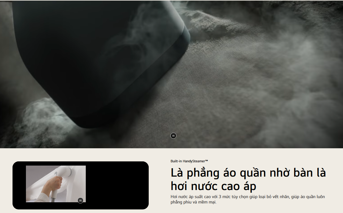 Tủ chăm sóc quần áo thông minh LG Styler SC5GMR80H - 5 móc - Màu gương kính đen 13