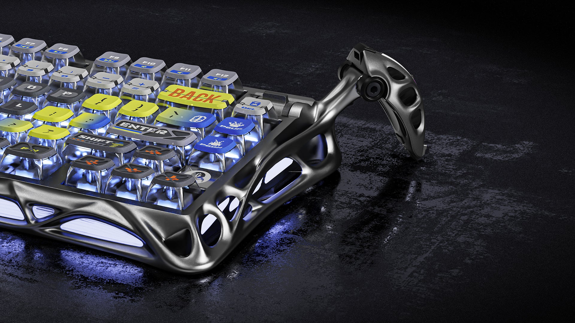 Bàn phím cơ Gaming Gravastar Mercury K1 Pro Phantom Special Edition 12 Bàn phím cơ Gaming Gravastar Mercury K1 Pro Phantom Special Edition 11