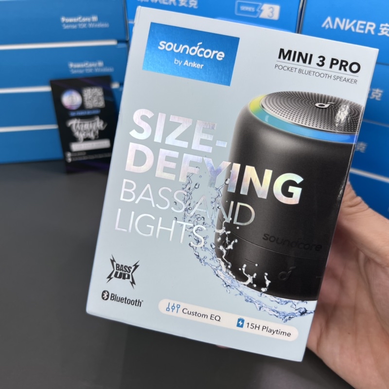 Loa Không Dây Bluetooth SoundCore Mini 3 6w (By Anker) - A3127 nhỏ gọn, di động, có LED, chống nước - Bảo hành 12 tháng 11 Loa Không Dây Bluetooth SoundCore Mini 3 6w (By Anker) - A3127 nhỏ gọn, di động, có LED, chống nước - Bảo hành 12 tháng 10