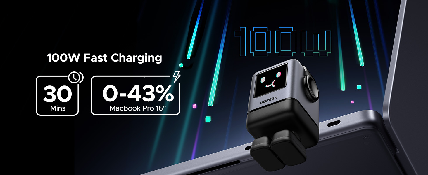 Củ sạc nhanh Ugreen Uno 100W 4 cổng GaN, bộ sạc nhiều cổng dành cho điện thoại, laptop 13 Củ sạc nhanh Ugreen Uno 100W 4 cổng GaN, bộ sạc nhiều cổng dành cho điện thoại, laptop 12