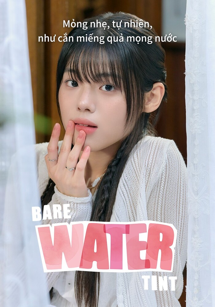 Son nước lì tự nhiên Romand Bare Water Tint