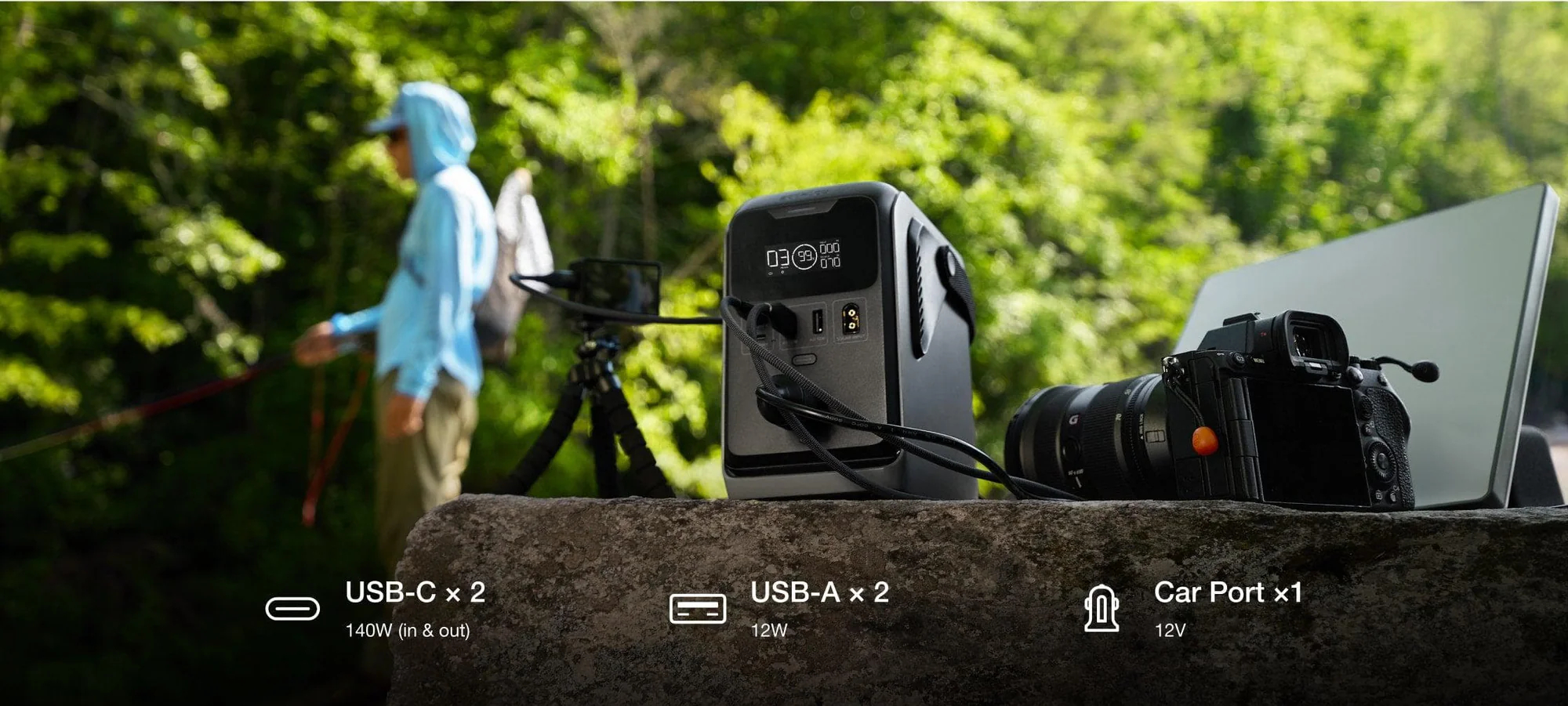 Trạm Sạc Di Động EcoFlow Trail 300 DC Portable Power Station | 288Wh 300W - Hàng 7