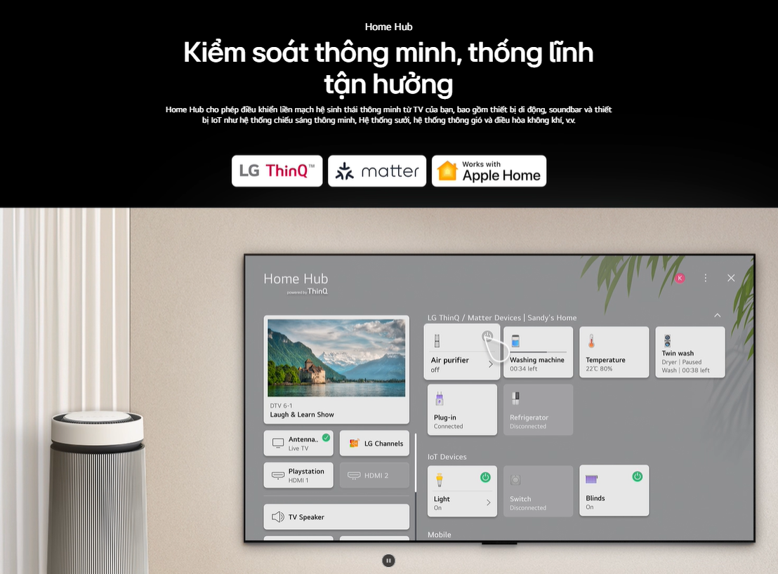 Smart QNED Tivi LG 65 inch 4K 65QNED80TSA - Model 2024 9 Smart QNED Tivi LG 65 inch 4K 65QNED80TSA - Model 2024 15