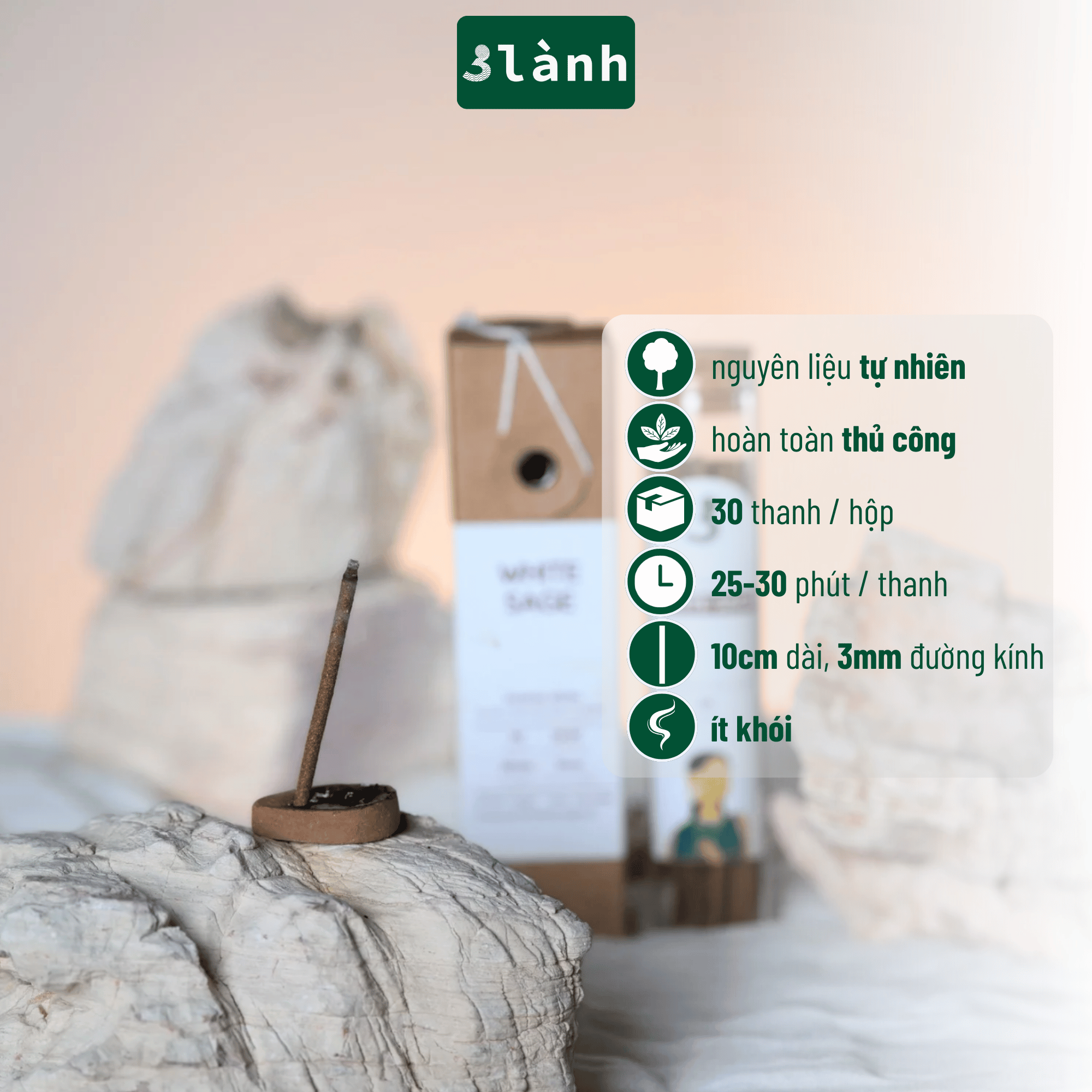Hương đa hương độc bản nghi thức cá nhân không gian sống 3 Lành