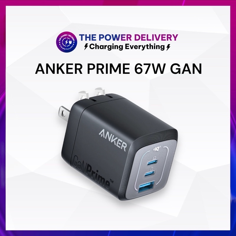 Củ sạc nhanh Anker 735 Prime 67W GaN (3 Cổng) - A2669 9