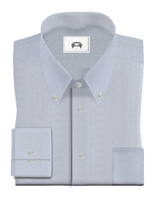 Azul Claro Herringbone