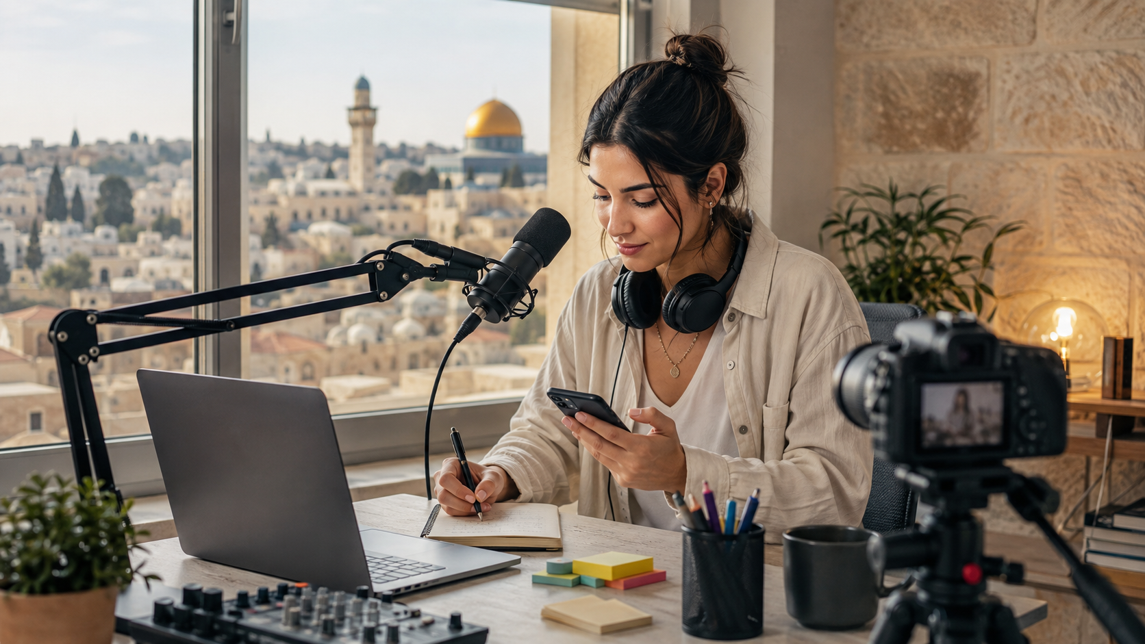 חיים תוכן ופודקאסטים? המשרה הזאת בירושלים יכולה להתאים לכם 🎙️