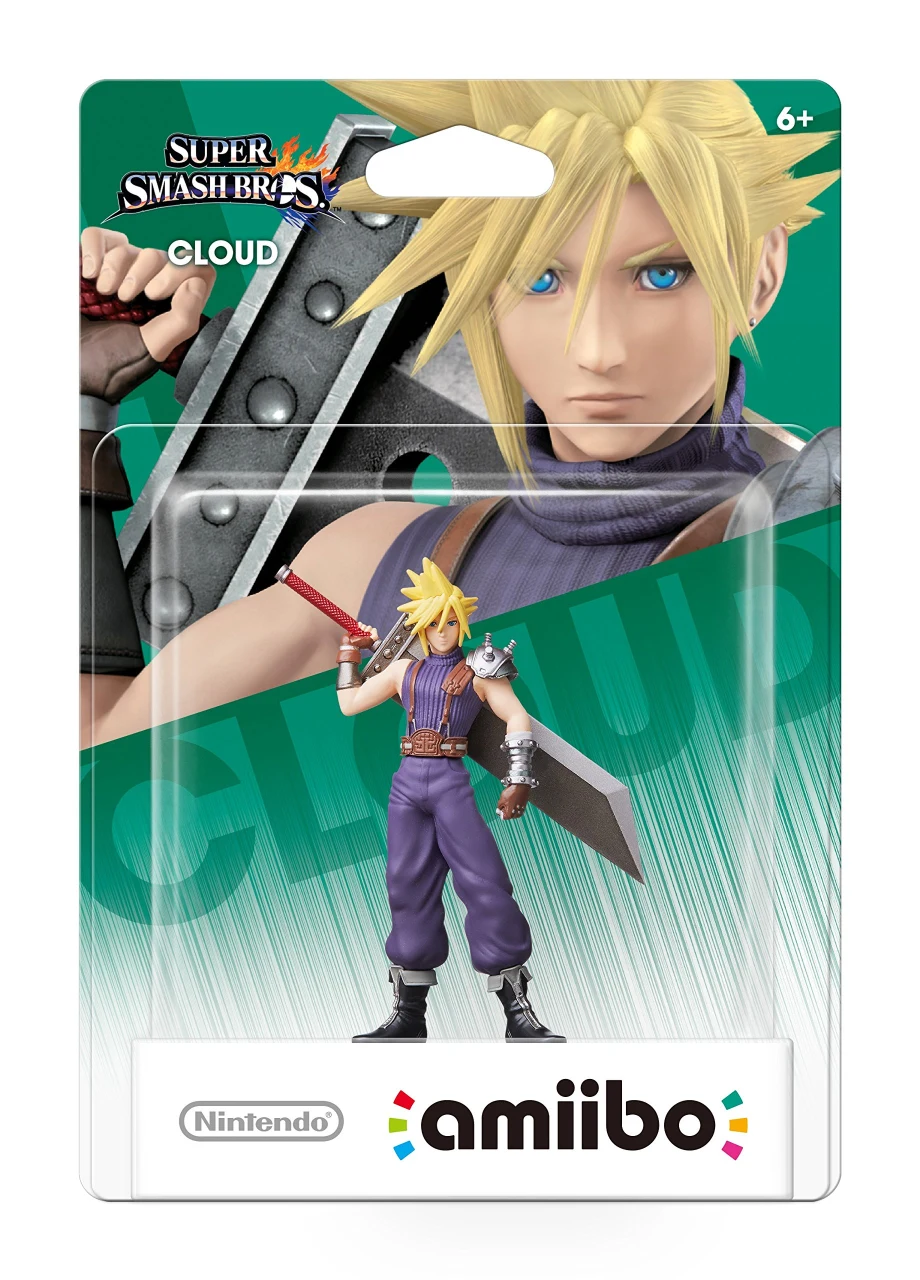 Amiibo - Cloud FF7 - Super Smash Bros.