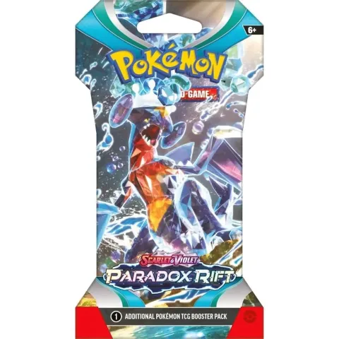 Pokemon TCG: Pokemon Scarlet and Violet - Paradox Rift Booster Pack (Sleeved) thumbnail 1
