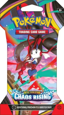 Pokemon TCG: Mega Evolution - Chaos Rising Sleeved Booster thumbnail 1